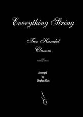 Two Handel Classics Orchestra sheet music cover